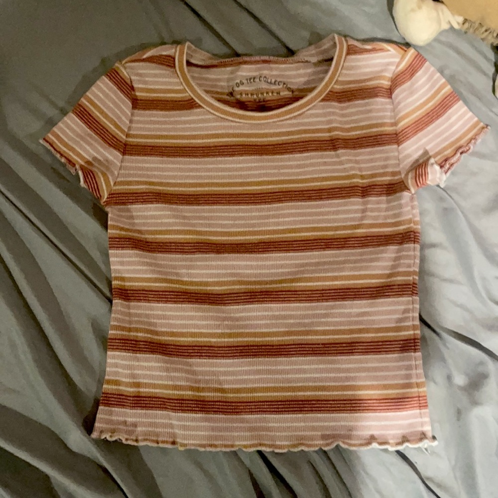 lettuce-cut shirt, great fall colors
